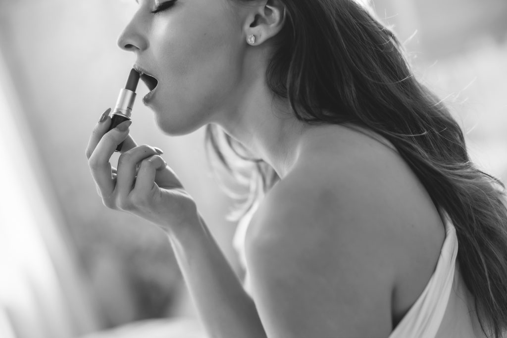 boston natural light studio black and white boudoir portraits